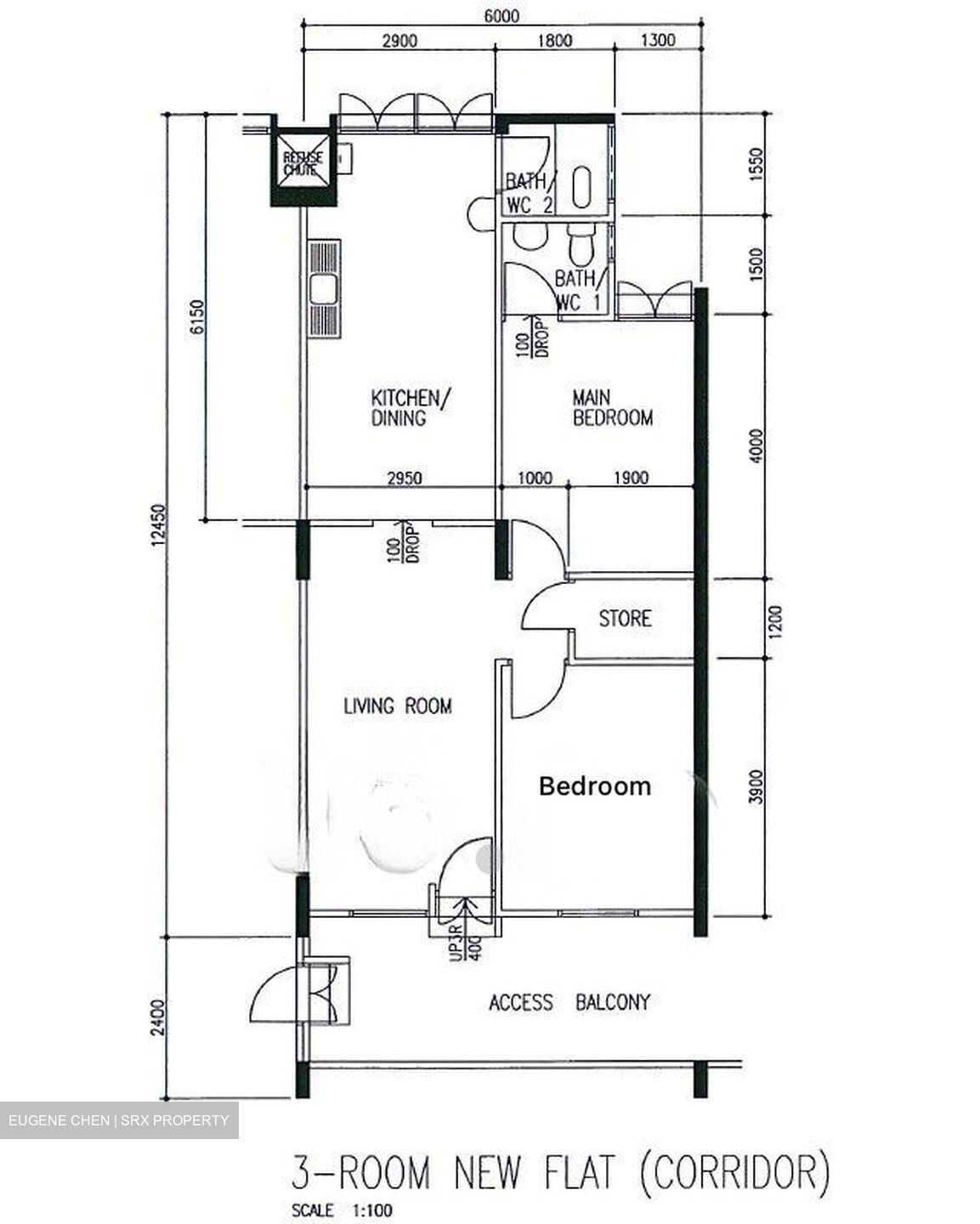 Blk 238 Gombak Gardens (Bukit Batok), HDB 3 Rooms #553216191